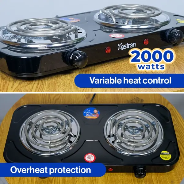 ASTRON Electric Stove ES-273 Double Burner Hot Plate