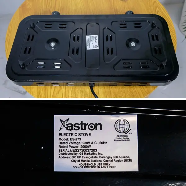 ASTRON Electric Stove ES-273 Double Burner Hot Plate