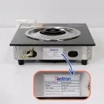 ASTRON GS-155 Glass Top Single Burner Gas Stove | Tempered Glass | Automatic Ignition | Premium LPG Stove