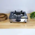 ASTRON GS-155 Glass Top Single Burner Gas Stove | Tempered Glass | Automatic Ignition | Premium LPG Stove
