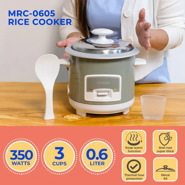 ASTRON MRC-0605 RICE COOKER