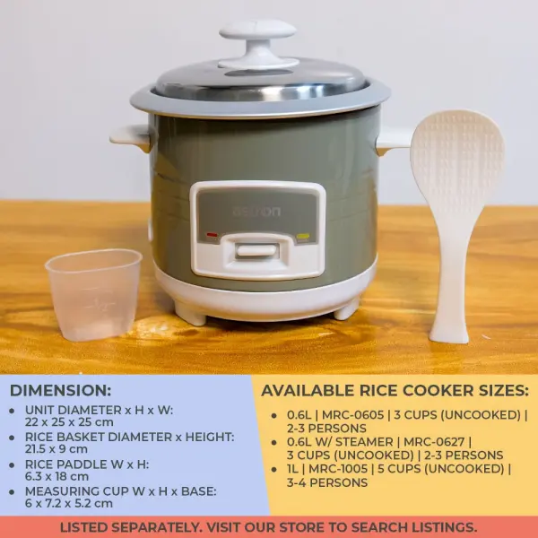 ASTRON MRC-0605 RICE COOKER