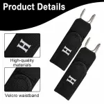 2PCS Buckleless Belt Set – Adjustable No-Buckle Elastic Waist Belt for Jeans, Pants, Dresses & Shorts (Unisex)