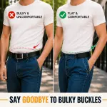 2PCS Buckleless Belt Set – Adjustable No-Buckle Elastic Waist Belt for Jeans, Pants, Dresses & Shorts (Unisex)