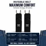2PCS Buckleless Belt Set – Adjustable No-Buckle Elastic Waist Belt for Jeans, Pants, Dresses & Shorts (Unisex)