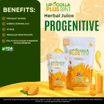 Lipo Colla Plus 8-in-1 Herbal Juice Powder Mix with Korean Ginseng & L-Carnitine – Orange Flavor (10 Sachets)