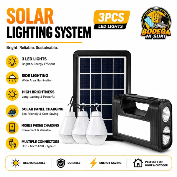 GD LITE Solar Lighting System Complete Set