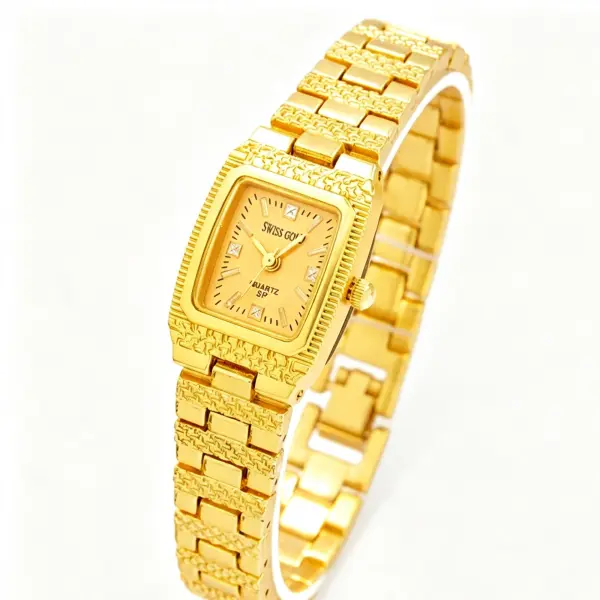 SWISS GOLD Watch for Women – Elegant Luxury Quartz  | Fashion Gold Bracelet Watch