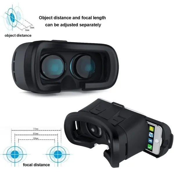 VR BOX 3D Virtual Reality Headset for Smartphones | Immersive VR Glasses