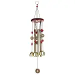Feng Shui Wind Chimes – Lucky Metal Hanging Bell for Wealth, Good Luck, Positive Energy & Home Decor