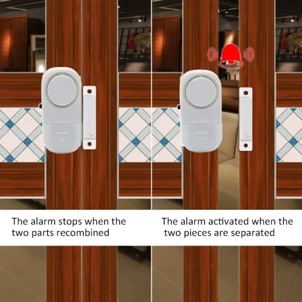 Wireless Door Anti-Theft Alarm | Portable Home & Travel Security Alarm