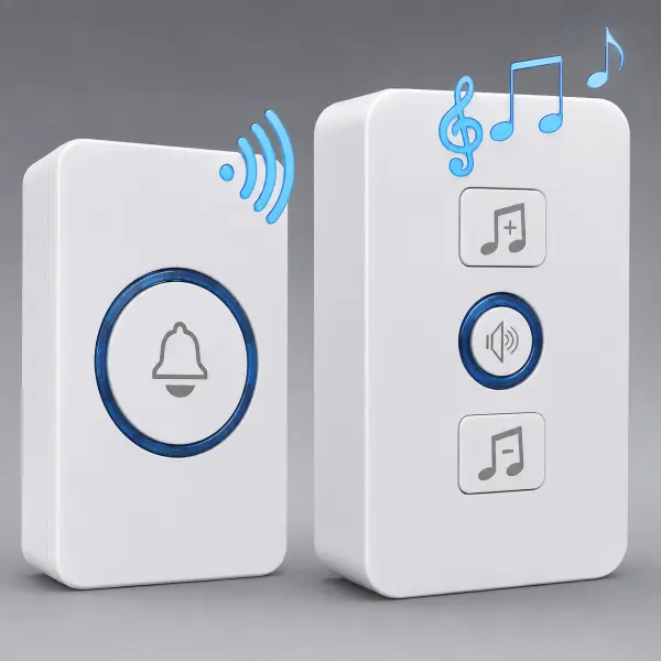 Wireless Doorbell – Smart Cordless Door Chime Kit for Home, Office & Apartment