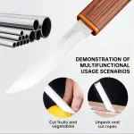 2-in-1 Double Knife – Portable Folding Utility Knife & Cutter