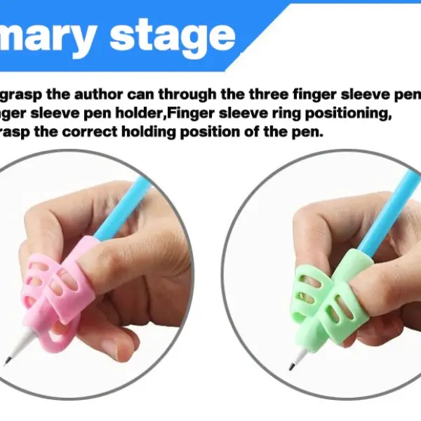 Pen Writing Aid – Ergonomic Pencil Grip & Handwriting Training Tool for Kids and Adults