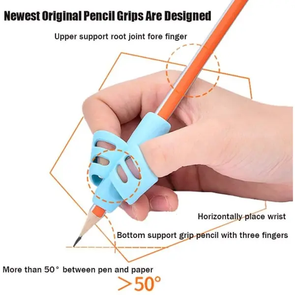Pen Writing Aid – Ergonomic Pencil Grip & Handwriting Training Tool for Kids and Adults