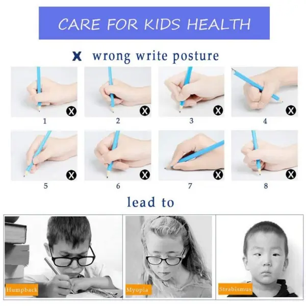 Pen Writing Aid – Ergonomic Pencil Grip & Handwriting Training Tool for Kids and Adults